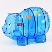 금융교육 돼지저금통 4칸 머니 세이비 제너레이션 Money Savvy Piggy Bank, 블루