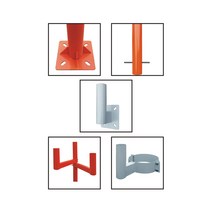 반사경지주 (벽부 매립 앙카지주) 도로안전반사경 볼록거울, 1개