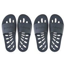 허니스 국산 미끄럼방지 발등낮은 욕실화 2개, 네이비