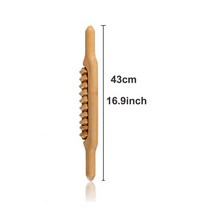 림프마사지기 괄사 경락 순환 안마용품 목재 치료 마사지 도구 셀룰라이트 방지 림프 배수 패들 근육 릴리스 스틱 막대 및 조직, [01] Type 1-43cm