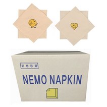 네모냅킨 3천매, 윙크냅킨(갈색), 1박스, 3000매