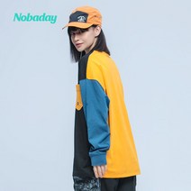 스노우보드복 스노우보드복 RAKU추천 NOBADAY후드티 유행하는클래식스타일 맨투맨 커플 2020뉴타입 가을옷 루즈핏 스케이트복
