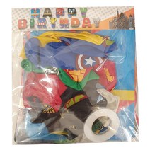 어벤져스 마블 가랜드 다발 풍선 세트 히어로 특별한 생일 축하 장식, 마블가랜드풍선세트
