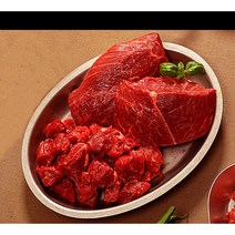 정들_한우 1+등급 국거리용 200g, 3팩(200g+200g+200g)