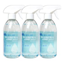 듀오 소독용 에탄올 스프레이 건타입 500ml x 3개, 단품
