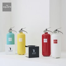 대동소방 디자인 간편한 소화기 1kg / 2kg 받침대 스텐거치대 - 차량용 자동차 가정용 캠핑용 사무실용 업소용 휴대용 ABC 분말 미니 소화기, 2. 화이트받침대 2kg