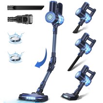 PRETTYCARE 무선 진공청소기 20KPa의 강력한 흡입력을 가진 스틱형 진공청소기, W400, [01] W400