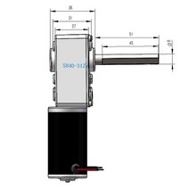 웜기어 감속기 모터 높은 토크 DC 12V 24 볼트 전기 웜 기어 모터, 01 12rpm_02 24V