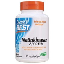 닥터스베스트 나토키나제 2 000FU 90 베지캡슐 Nattokinase, 90캡슐(3달)