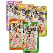 이나바 야끼믹스 고양이 마약간식 5종 콤보세트, 1개, 야끼믹스 구운가다랑어&가다랑어포맛 10개