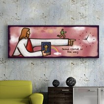 아트박스/꾸밈 iy760-생명의길_대형노프레임시계, 1타입