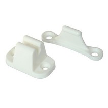 카라반 캠핑카 12pcs 캠퍼 도어 리테이너 캐치 캐러밴 보트 rv 스토퍼 클립 클립 래치 rv 교체 부품, 1pc 흰색