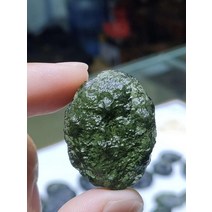 크리스탈 스톤 10-13g 녹색 몰다바이트 체코 운석 충격 유리 천연 러프 장식 돌, 23-26g