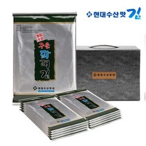 현대수산맛김 보령 대천김 파래김 9봉 x 2박스, 단품
