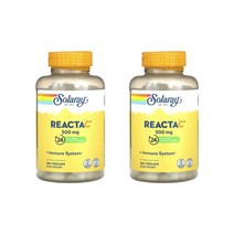 솔라레이 Reacta 리액터 비타민 C 500mg 180캡슐 2팩 Solaray 아스코르빈산스트론튬 아스코르빈산칼슘