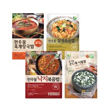 한우물 볶음밥세트 (육개장 곤드레나물 잡채 낙지) 코스트코볶음밥 PC방음식 메뉴 즉석식품, 육개장국밥 5개입 X 3