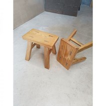 가구 침대 쇼파 가죽 단단한 나무 의자 어린이 성인 벤치 춤 먹는 낚시 야외 다기능 무료 설치 순수 수제 111475, 2 23 고화질 페인트 로그 색상 (