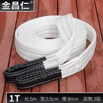 리프팅 벨트 산업 리프팅슬링 평면 두꺼운 캔버스 지게차 크레인 리프팅벨트 크레인벨트 지게차벨트, 1 톤 5 미터개