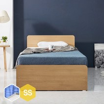 고릴라가구 클레드 LPM 통판 4단서랍 수납침대SS_독립 CL볼라텍스50매트 포함, 오크화이트