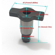 1.3cm(12인치) N415875 교체용 18V 20V MAX XR 디월트 블랙 & Decker 임팩트 렌치 앤빌 어셈블리 DCF899HB type1-3 DCF899HP typ