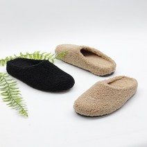 [코지] 여자 귀여운 곰발 양털 뽀글이 실내화 뮬 슬리퍼