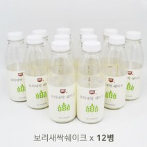 BMS 제주보리새싹쉐이크 보리새싹분말 귀리 가루 새싹보리 보리순 식이섬유 칼슘 클로로필 6병+6병, 12병, 180g