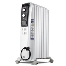 전기 열풍기 비닐하우스 창고 난방기 온풍기 Delonghi Delong TRD40820T 가정용 에너지 절약 8 조각 전기 난방 오일 히터 빠른 히터 히터, 하얀
