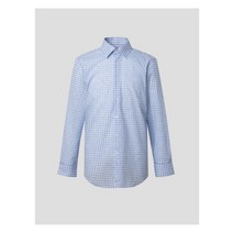 로가디스 로가디스 REGULAR FIT 블루 멜란지 깅엄 체크 셔츠 (MA2264FC3P)