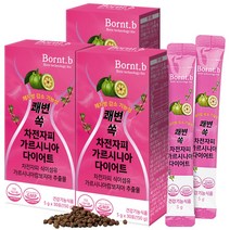 본트비 쾌변 쏙 차전자피 가르시니아 다이어트, 3개, 30포