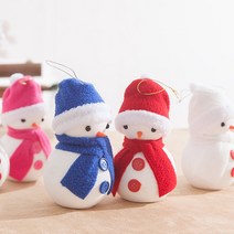 내츄럴 눈사람 15cm 트리 크리스마스 인형 TRDOLC, 핑크