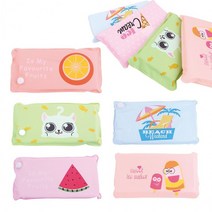 HS라이프 베개 필로우 목쿠션 배개 숙면 아이스 쿨 배게 얼음 메모리폼 여름, 해피썸머