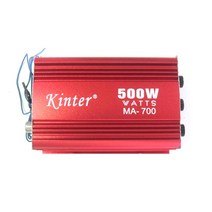 PUZU LVPIN DSP 카오디오 바이크 오토바이앰프 해양보트 5 개/몫 Kindt MA700 USB FM MP3 증폭기 12V 자동차 오토바이 미니 앰프 원격 컴퓨터