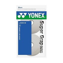 YONEX 요넥스 웨트 슈퍼 그립 테이프 30개, 화이트