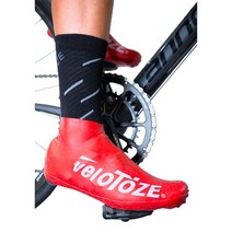 돈조이 퍼포먼스 VELOTOZE 벨로토즈 숏 슈커버 로드 2.0 Short Shoe Cover Road 2.0 에어로 사이클 슈즈 커버, 블랙/L/XL(43-47)