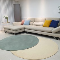 laterior 미니러그 거실 원룸러그 베란다 아기방러그 둥근 160cm