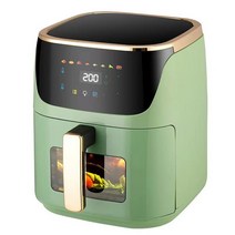 Shenhua 가정용 스마트 에어 프라이어 대용량 오일 프리 무연 전기 오븐 220V 10L, 03 Green touch screen_01 CN