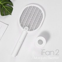 월딘 아이팬2 모기채 캠핑전자 해충퇴치용품 USB충전식 LED조명