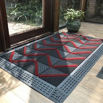 카디매트 상가 매장 회사 관공서 학교 발매트 출입구 솔매트 발판 90x180cm, B형 그레이 90x180cm