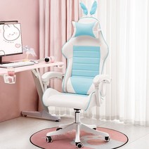 게이밍 컴퓨터 PC방 의자 게임용 바른자세 허리안아픈 사무용 회전 가성비 편한 발받침 등받이 방송용 의자, 나일론발, 회전식 승강손잡이, 옵션6
