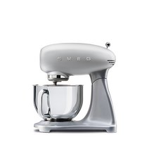 SMEG 스메그 반죽기 스탠드믹서 SMF02RD 실버, 반죽기 유리볼 추가