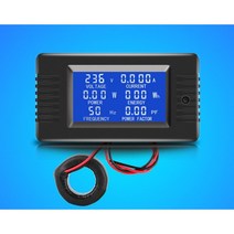 AC 80V ~ 260V 100A 디지털 전압 전류 미터 와트 KWH 전력 에너지 전압계 전류계