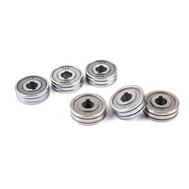 닛블1pc MIG/MAG 용접 와이어 공급 롤러 5KG 0.8mm 1.0mm 더블 크기 30x10x10mm NBC200 V/K 그루브 기계, 05 V groove 0.8-1.0