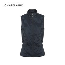 크로커다일레이디 크로커다일레이디 허리스트링 썸머 하이넥 집업 베스트_CLAMVT001