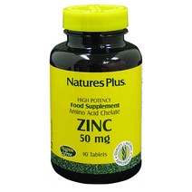해외 Natures Plus 네이처스플러스 Zinc 50mg 90정