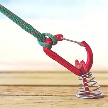 초경량 오징어데크팩 캠핑장 텐트팩 10p 타프설치 캠핑핀 텐트고정 장박 앵카 백패킹