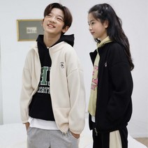 [상상아동복] 주니어 봄가을신상 와플 원단에 미니 멍밍이 자수 포인트의 집업