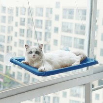고양이 숨숨집 키튼박스 보온집 텐트 귀여운 고양이 교수형 침대 편안한 햇볕이 잘 186, 쿠션으로, opp new style-blue2