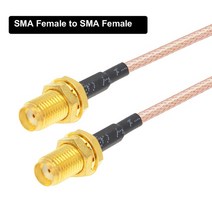 와이파이 증폭기 공유기 인터넷 RG316 케이블 SMA Male to / Female RF 어댑터 Pigtail 50 Ohm WIFI 라우터 안테나 연장 코드 점퍼 동축, [08] SMA F to SMA F, [01] 5CM