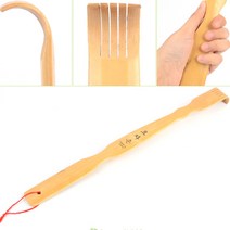 대나무 효자손 46 X 3.5CM 등긁개 휴대용 효도손 죽비 어깨안마 지압봉