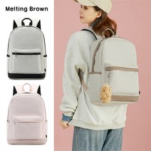 로즈블로썸 멜팅브라운 여성 심플 캐주얼 대학생 중고생 백팩 3color (8108869)